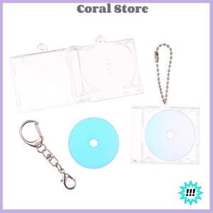 【Coral】💖【HOT SALE】🎈🎈 1 bộ mini NFC chức năng CD đĩa trường hợp Móc Chìa Khóa thiết bị ngoại vi kỷ niệm Album Key chủ cho tự làm ba lô Mặt dây chuyền