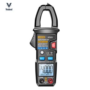 ANENG AT619 Ammeter Clamp Meter Voice Broadcast Multifunctional Clamp Meter 4000 Counts Auto-ranging LCD Display for Lab/Factory/Home [Vodool Shophouse]