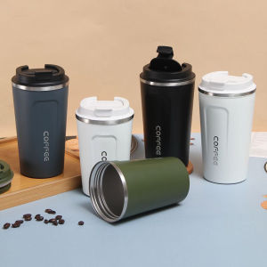 Bình Giữ Nhiệt 510ml Coffee Ly Giữ Nhiệt Nắp Gập 180 Chất Liệu Inox 304 Giữ Nhiệt Nóng Lạnh Kiểu Dáng Hàn Quốc