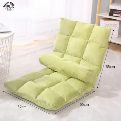 [SG Seller]Foldable Chair Floor Sofa Lazy Sofa Tatami Single Folding Bed Backrest Seat Dormitor Floor Chair Bean Bag