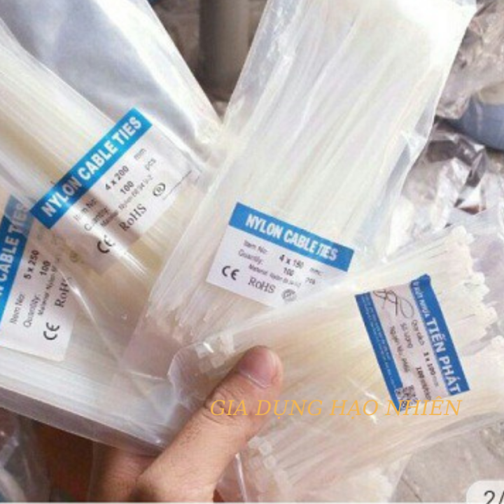 Dây rút nhựa nhiều kích cỡ (Dây rút 1 Tấc, 1,5 Tấc, 2 Tấc, 2,5 Tấc, 3 ...