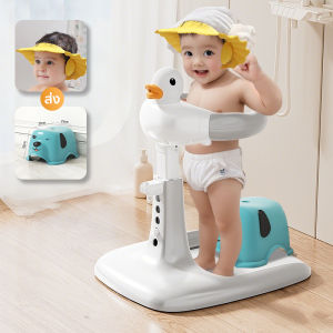 👶อาบน้ำง่าย&ปลอดภัยด้วย👶เก้าอี้อาบน้ําเด็ก ที่ยืนอาบน้ำเด็ก อุปกรณ์ช่วยยืนอาบน้ำเด็ก ตัวช่วยอาบน้ำ ยืนผู้ถืออาบน้ําเด็ก สนับสนุนเด็กวัยหัดเดินยืน ป้องกันอันตราย ปรับความสูงได้