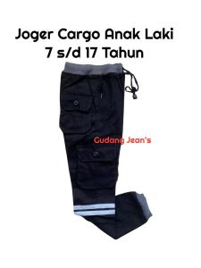 Celana Jogger Cargo Panjang Anak SD SMP Remaja Tanggung Laki Cowok Katun Stretch Terbaru 2022 Size 24 25 26 Usia 8 9 10 11 12 15 Thn Tahun / Rip Rib Kargo Pinggang Karet Bawah / Joger Tali Kolor Murah / Chino / Chinos / Cinos / Hitam Krem Mocca Moka Abu