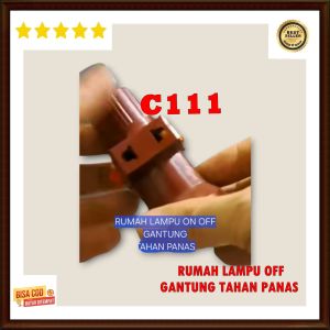 C111 100% ORIGINAL RUMAH LAMPU KOMBINASI STOP KONTAK STEKER COLOK 3IN1 ON OFF GANTUNG TAHAN PANAS E27 Fitting EXTENSION SAKELAR SAKLAR FITING TEMPEL COLOKAN LISTRIK SETRUM STOP KONTEK KONTAK PLAFON SAMBUNGAN PENGAMAN KUNINGAN PIJAR ENERGY POWER Penghanga