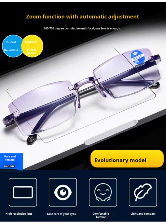 Smart Glasses Bluetooth-Audio Glasses Anti Blue-Light Stereo Music Call Headset