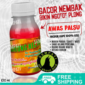 SEMPATI Nanjung Nectar Nektar Ebod Jaya Vitamin Burung Pleci Kolibri Meningkatkan Power Gacor Stamina Energy Menjaga Kestabilan Tubuh NANJUEJ