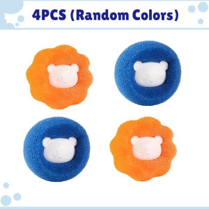 Roco Bola Basuh Anti Bulu Bola Pembersih Span Mesin Basuh Laundry Sponge Ball Laundry Sponge Ball Hair Remover