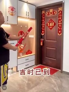AMK Red Lucky Chinese Moving Basket  New House Ceremony Supplies for Wealth and Harmony乔迁之喜搬家手提篮装饰套装