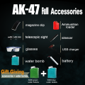 Gel blaster AK-47 toys Automatic +Manual with fun family outdoor cs games for adults. 