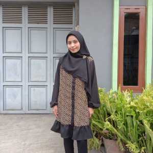 Wanita Longgar Lengan Panjang Tunik Atasan Kasual Blus Plus Ukuran Allsize Kemeja Musim Panas Elegan Blus Streetwear Fashion Baru