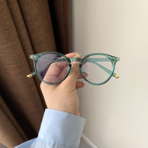 Anti Blue Frame Glasses for Women Vintage Computer Glasses Men Spectacle Round Optical Eyewear