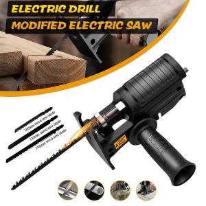 ★COD★ Adaptor reciprocating Jig saw Gergaji / konektor electric drill Bor jigsaw / saw bor jig saw recipro / saw drill Tolls Jig Saw Adapter Hand Drill Jig Saw Adapter Electric Reciprocating Saw Attachment Converter For Electric Drill
