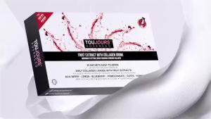 [2 free2] TOUJOURS Portable Collagen Drink  Daily Skin Care Replenish Collagen for Long-Lasting Glow【EXP2028】