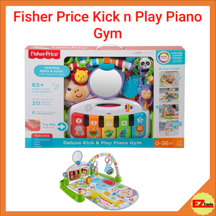 Fisher-Price Deluxe Kick & Play Piano Gym - English Version 
