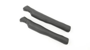 2PCS Leather Car Seat Gap Filler OrganizerGap Plug for car seat SpaceFill Between Gap StripFits Gaps 3.5-6cm(1.4-2.4 in) Wide (Black)