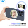 JJC MS-M1 Magnetic Selfie Mirror Smartphone MagSafe Accessories for Apple Iphone 16 15 14 13 12 Pro Max Plus Vlogging Live Streaming. 