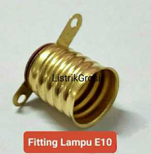 LAMPU Bohlam DOP SENTER 25v Drat DC Bulb Kecil E10 Praktek Sekolah / Fitting E10 Praktikum SD SMP