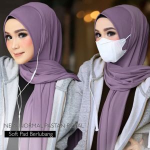 Pashmina Pastan New Normal Kerudung Instan Wanita Muslim Kekinian Terbaru