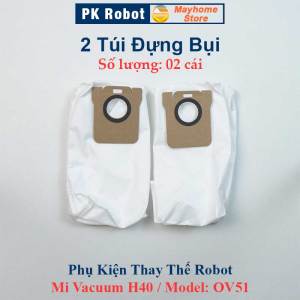 Phụ Kiện Thay Thế Robot Mi Vacuum H40 Model OV51/ Chổi lăn Chổi Cạnh Bộ Lọc Khăn Lau/