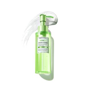 SKINTIFIC 3X Acid Acne Gel Cleanser 120ml | Salicylic Acid + Lactic Acid + Lactobionic Acid | Acne Care | Clears Excess Sebum | For Oily & Acne-Prone Skin