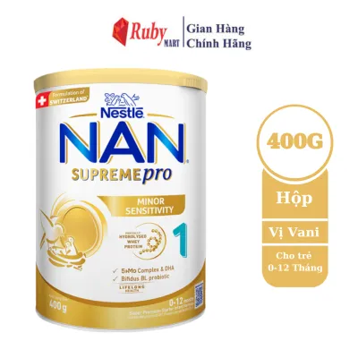 Sữa dinh dưỡng công thức Nestlé NAN SUPREMEPRO 1 5HMO lon 400g