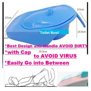 MH Adult Urine Bowl on bed Toilet Bowl Ladies Urinal Bowl Bekas Kencing oku toilet bowl