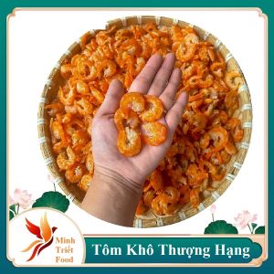 500g  TÔM KHÔ NGON NGỌT THƯỢNG HẠNG MINH TRIẾT  KHÔNG PHẨM MÀU  THỦ CÔNG TRUYỀN THỐNG