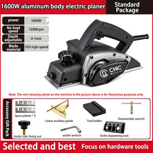 980W Electric Wood Planer   Handheld Power Planer for Woodworking Carpentry