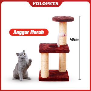 FOLOPETS Garukan Kucing Cat Scratcher/Cakaran Kucing Merk AYEBE Climbing Frame
