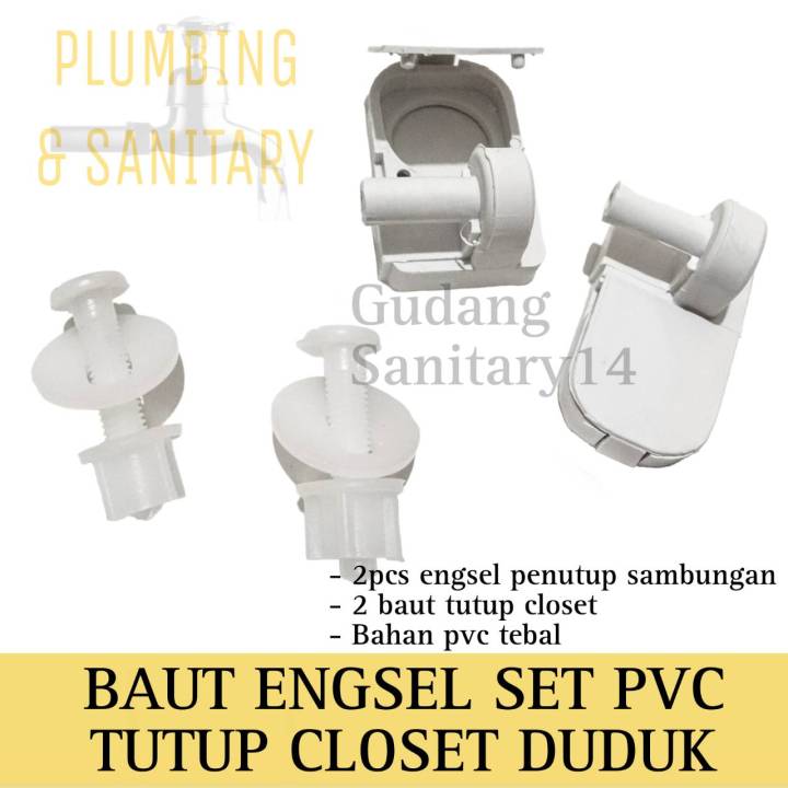 Set baut tutup closet duduk engsel tutup closet duduk baut engsel tutup ...
