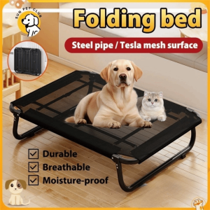 SAVVYSHELF Breathable Pet Dog Bed Large Elevated Comfortable Foldable Bed Washable Mesh Cooling Mat For Dog Cat