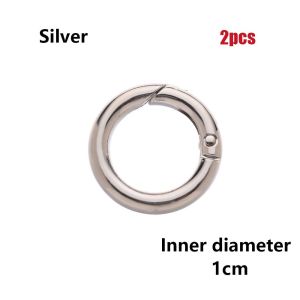 VMCTRD 2/5pcs High quality Zinc Alloy Hooks Plated Gate Bag Belt Buckle Snap Clasp Clip Spring O-Ring Buckles Carabiner Purses Handbags