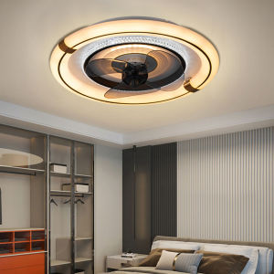 Fan Light Stepless Dimming Ceiling Lamp with Remote Control Chandelier Bedroom LED Decorative Lighting 7 Fan Blades