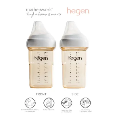 Hegen PCTO™ 240ml/8oz Feeding Bottle PPSU (2-Pack)
