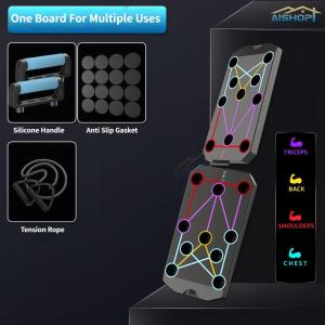 [SG Seller]Multifunctional Push Up Board Fitness Inligent Counting Home pectoral training gym equipment