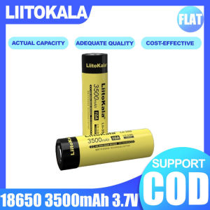 // 2-6pcs Liitokala 18650 Baterya Lii-35S 3.7V 3500Mah Li-Ion 10A Discharge strong Power Battery