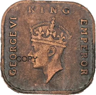 【New release】 British Malaya 1/2 George VI 1940 Red Coins