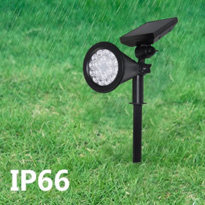 Đèn LED 18 RGB Bóng Đèn sân vườn Đèn sân cỏ IP65 Năng Lượng Mặt Trời Chống Thấm Nước Chuyên Dụng Ngoài Trời