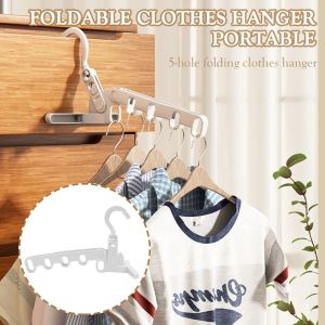 Same Day Ship: 5-Hole Folding Clothes Rack & Portable Travel Hanger