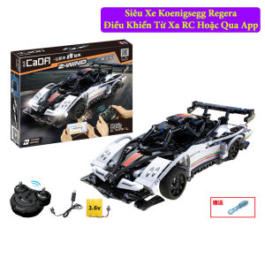 Đồ Chơi Lắp Ráp Kiểu LEGO Mô Hình Siêu Xe Z-Win White Điều Khiển Từ Xa 2 Chế Độ C51054 Với 457 PCS