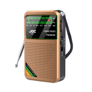JOC แบรนด์อเมริกันรายใหญ่มีสำหรับผู้อาวุโสมีความไวสูงวิทยุที่วงดนตรีเต็มตัวชี้ลูกกลิ้ง FM ของเซมิคอนดักเตอร์สามารถชาร์จได้