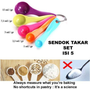 SENDOK TAKAR / MEASURING SPOON (1 SET)