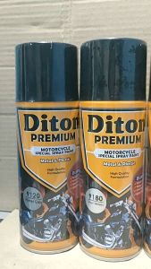 Pilok Cat Diton Premium Paket Lengkap 4 kaleng Candy Red Merah 9311 Primer Grey Epoxy 9120 Silver Metalic 9180 Clear Glossy 9128 400cc Pilox Paketan Cat Semprot Special Spray Paint