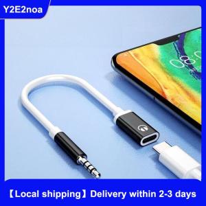 【Local shipping】 3.5mm Public To Type C Female Flat Head Headphone To Round Head Adapter Cable For Analog Connection To Mobile Phone Converter