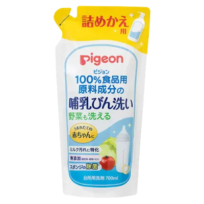 Pigeon Liquid Baby Cleanser Bottle 800ml or Refill 700ml - Bottles/Fruits/Vegetables