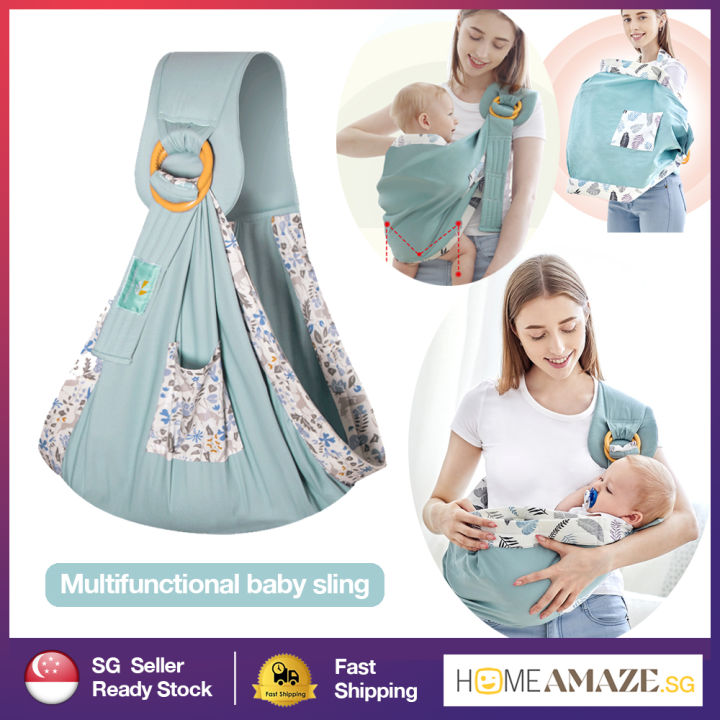 [SG ready stock] Baby Carrier Baby Sling Wrap Newborn Sling Wrap / Ring