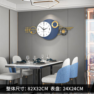 Fashion Creative Wall Clock Simple Living Room Decoration Clock Wall Hanging Home Entry Restaurant Mural High-End Light Luxury Clock GiftFast shipping