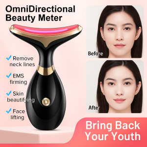 Lifting Firming Massage Beauty Instrument Heating Facial Massager Beauty Set