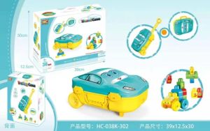Mega Size Blocks 36pcs with travel case Super Mega Builder Big Building Blocks Baby Kids Developmental Toy Brick Permainan Webuild