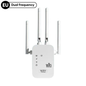 Walteriney 1200M/300M Dual-band WIFI Repeater Wireless Wifi Range Extender Router Repeater